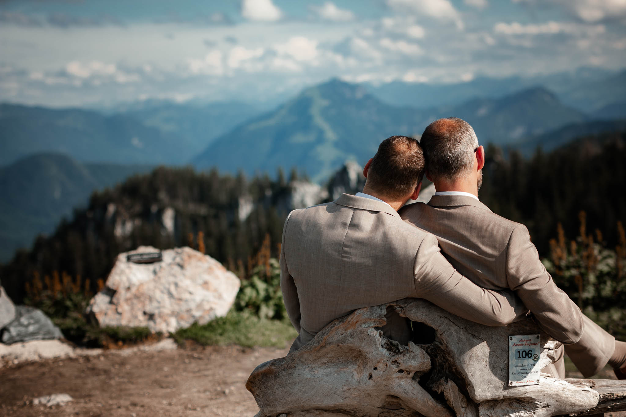 Hochzeitsfotograf Alpen, Chiemgau: freie Trauung von Dennis & Dirk 53