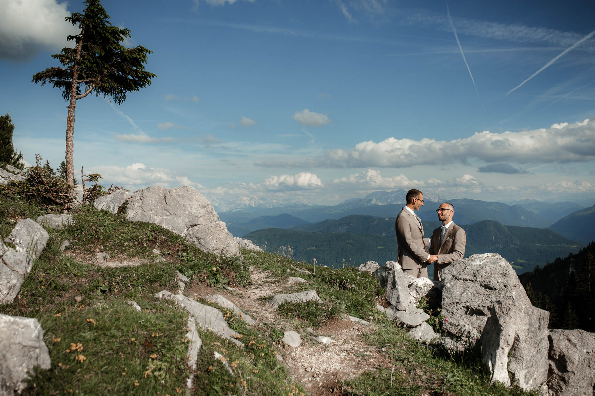 Hochzeitsfotograf Alpen, Chiemgau: freie Trauung von Dennis & Dirk 64