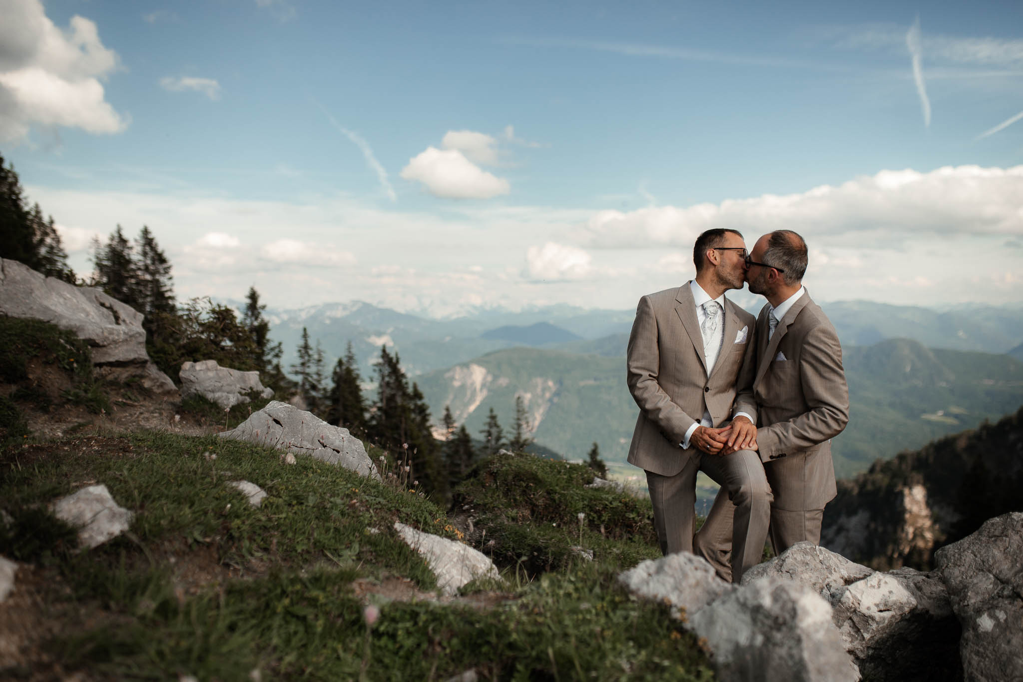 Hochzeitsfotograf Alpen, Chiemgau: freie Trauung von Dennis & Dirk 67