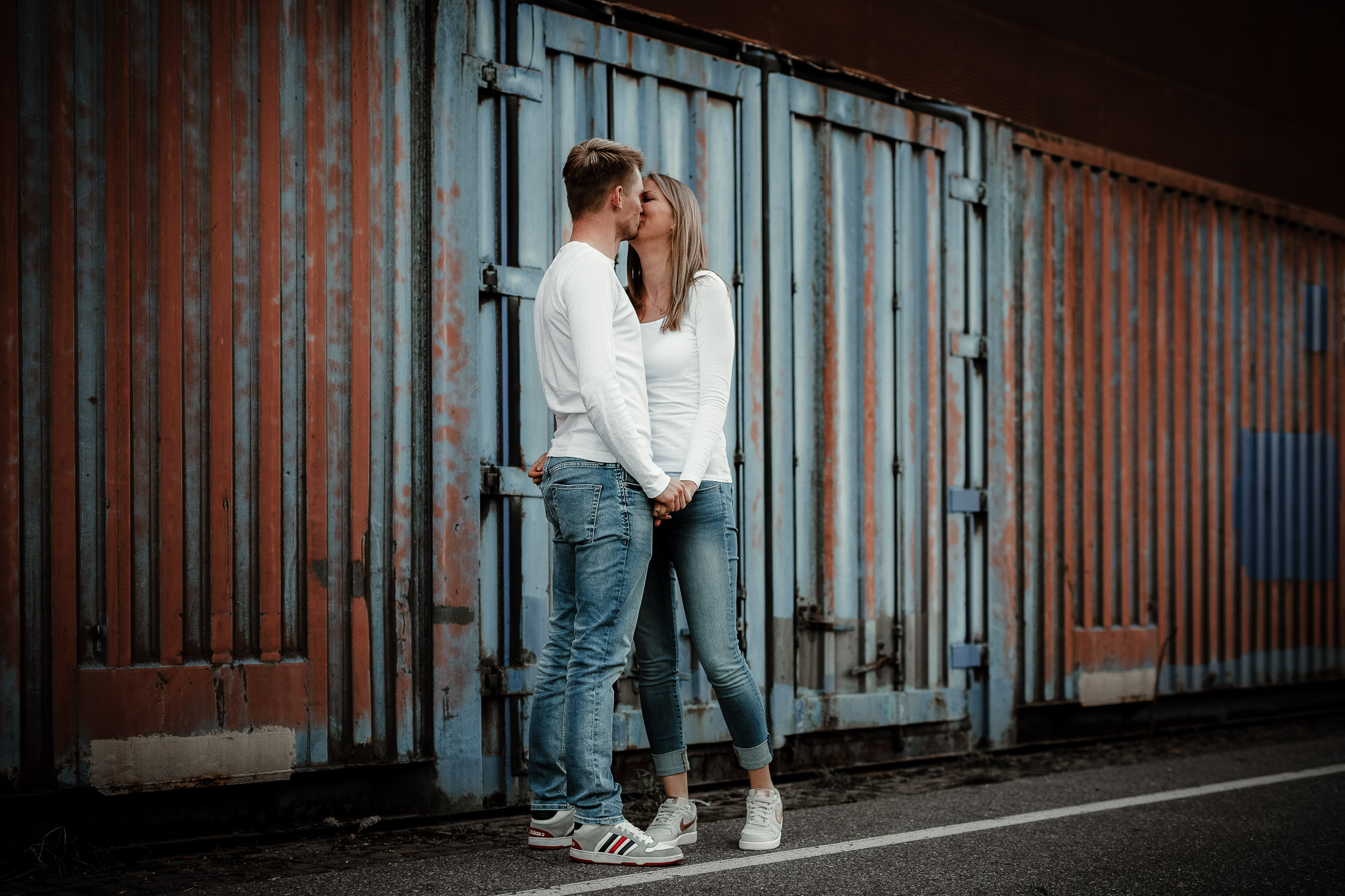 Urbane Paarfotos in Mannheim: Paarshooting mit Katja & Lars 3