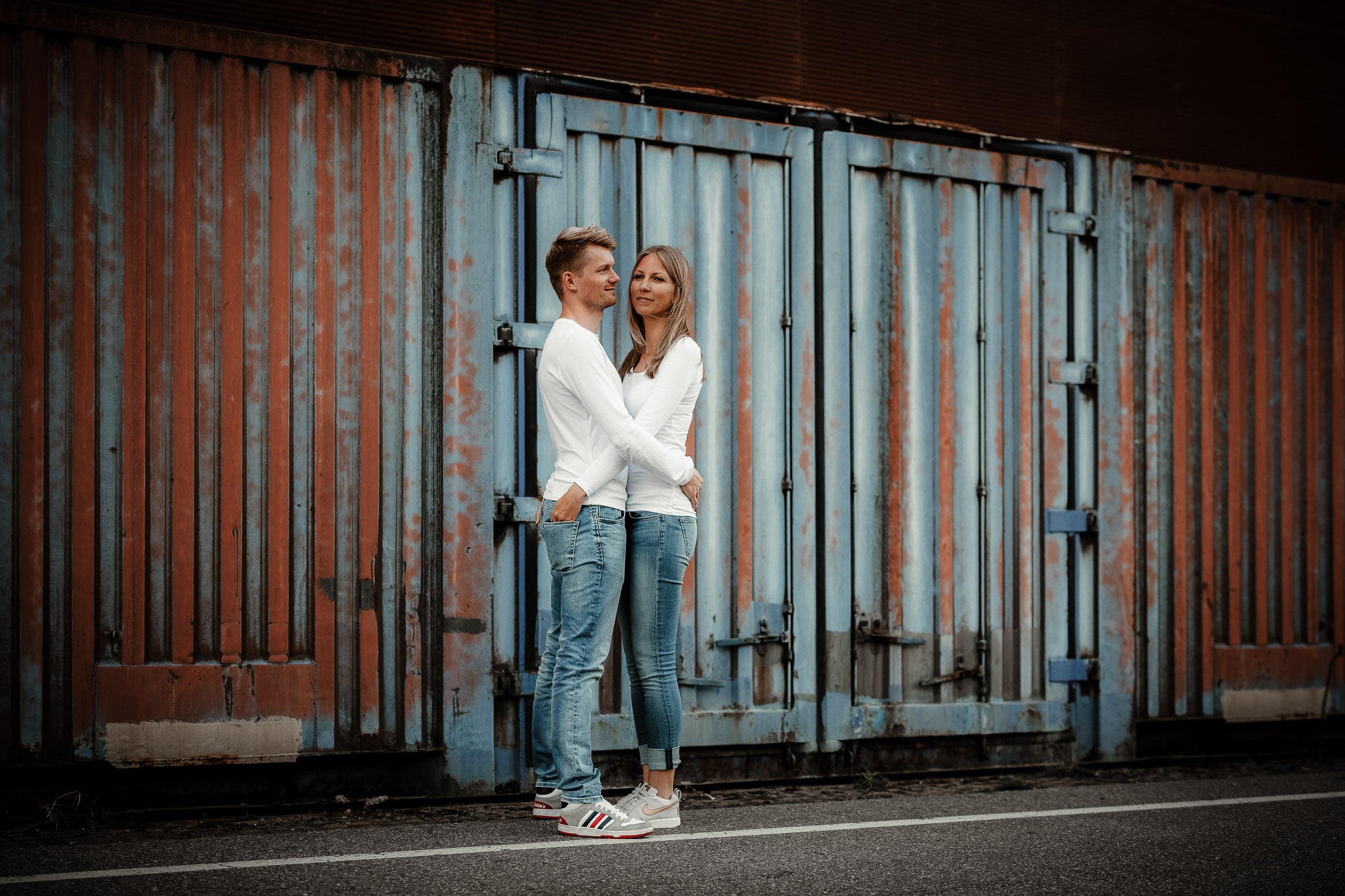 Urbane Paarfotos in Mannheim: Paarshooting mit Katja & Lars 6