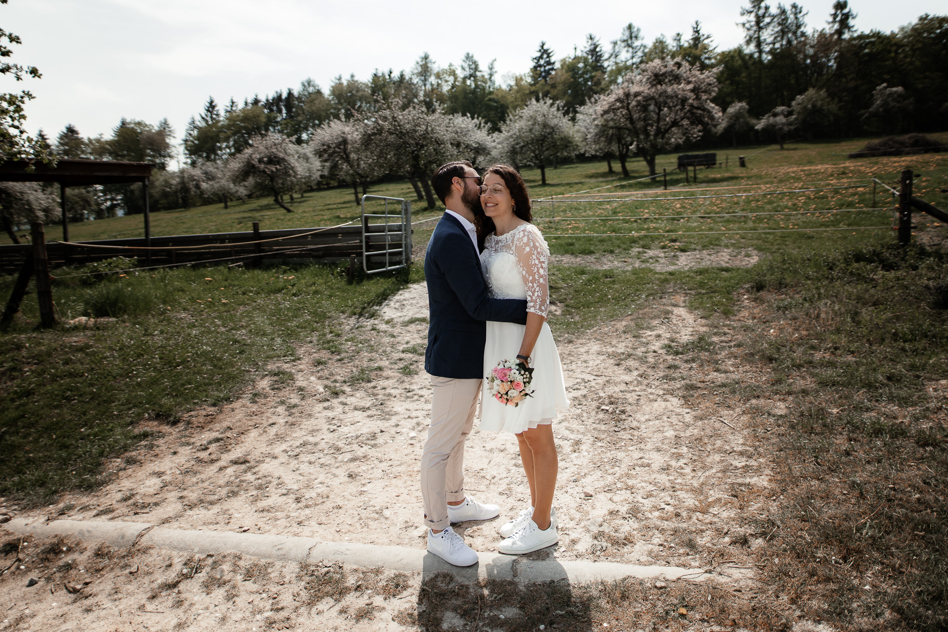 Standesamtliche Trauung von Christina und Fridolin in Kelkheim - Eine Corona Hochzeit 78