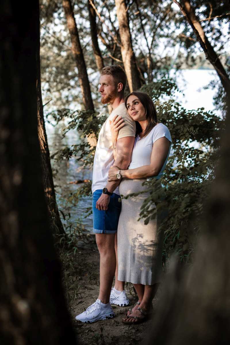 Babybauchfotos Oppenheim: Babybauch Shooting im Sonnenuntergang 11