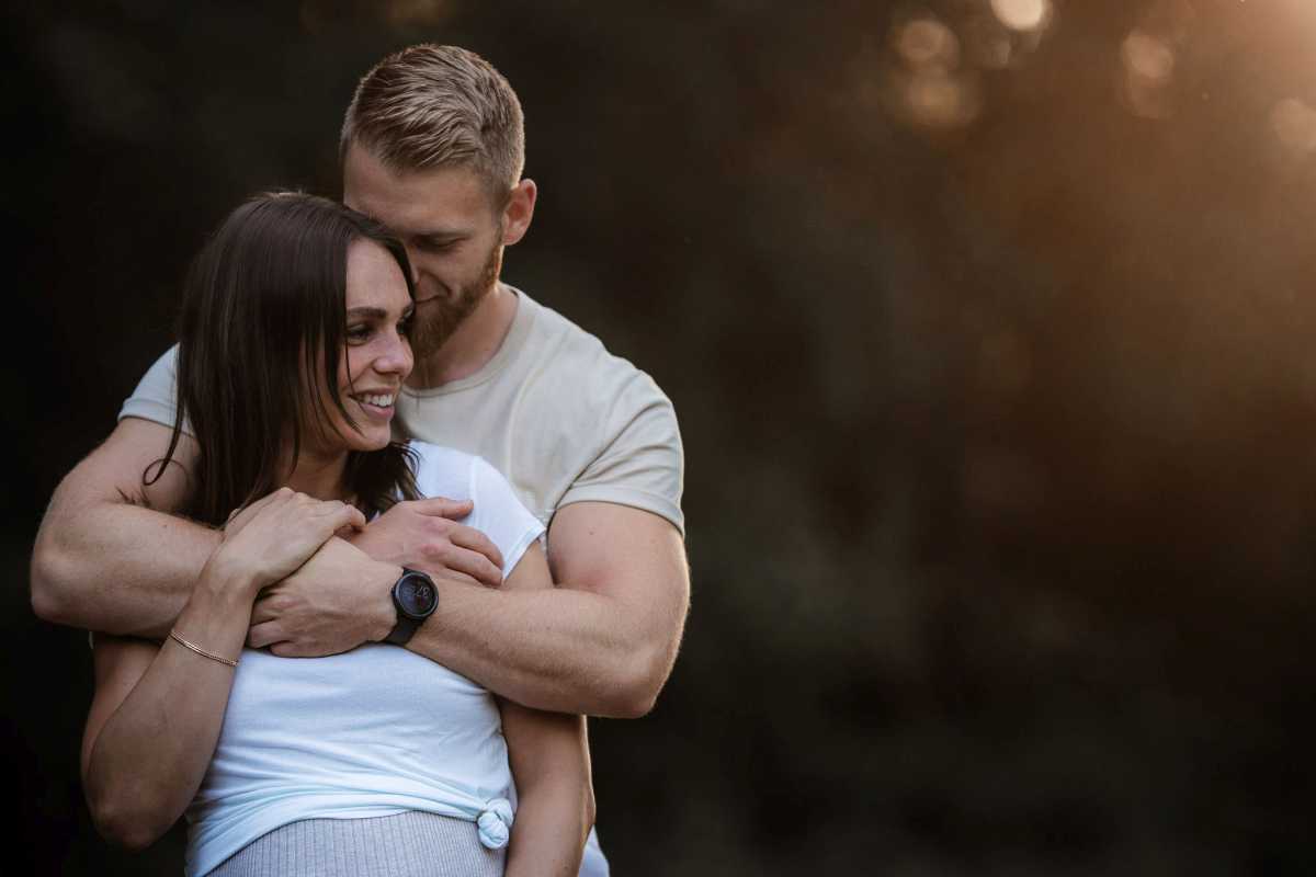 Babybauchfotos Oppenheim: Babybauch Shooting im Sonnenuntergang 26