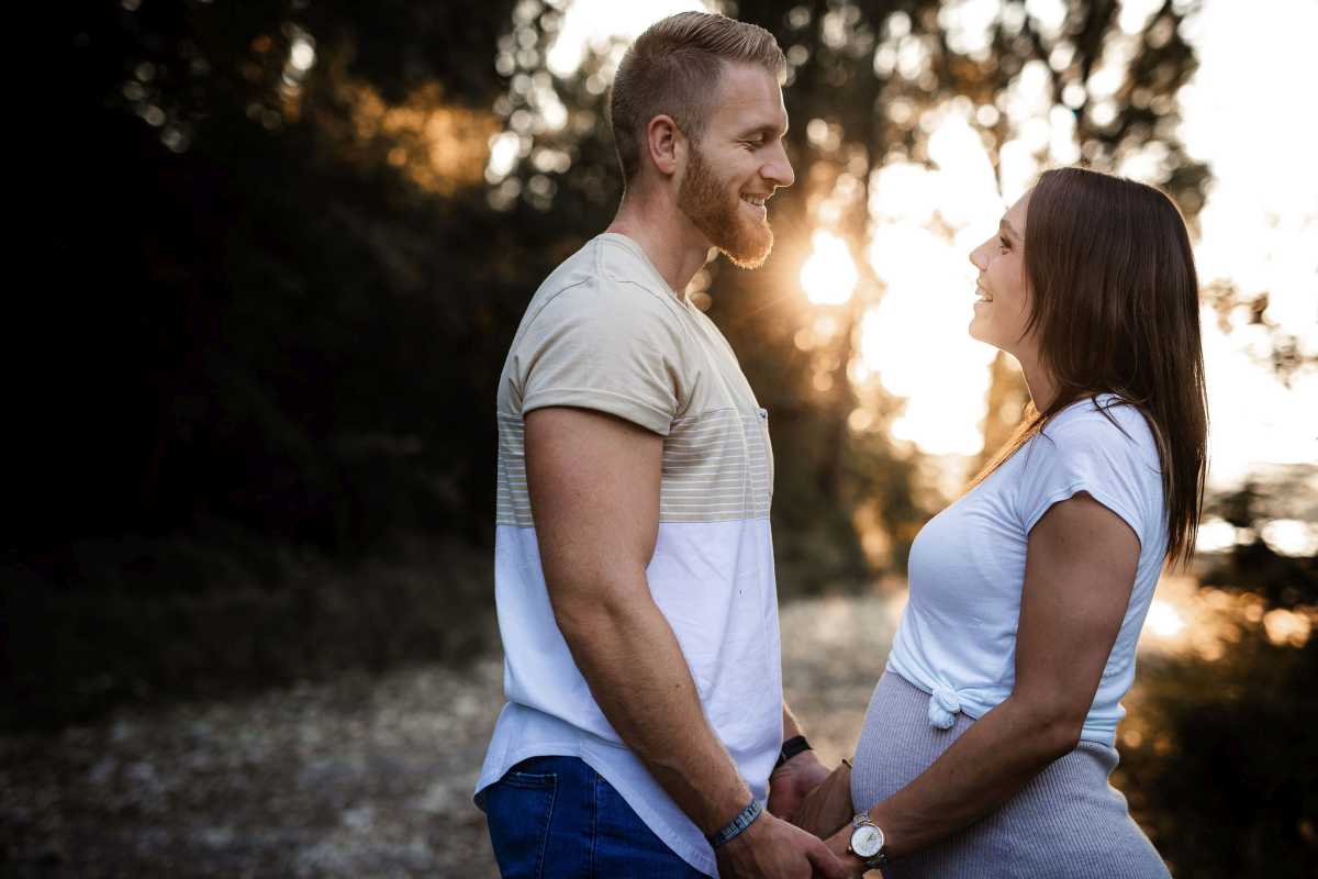 Babybauchfotos Oppenheim: Babybauch Shooting im Sonnenuntergang 29