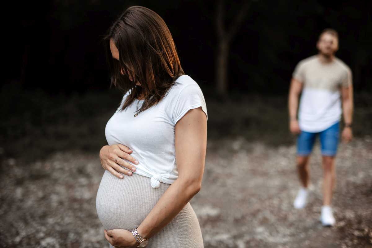 Babybauchfotos Oppenheim: Babybauch Shooting im Sonnenuntergang 32