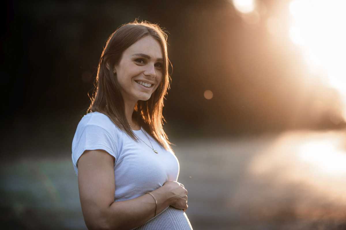 Babybauchfotos Oppenheim: Babybauch Shooting im Sonnenuntergang 41