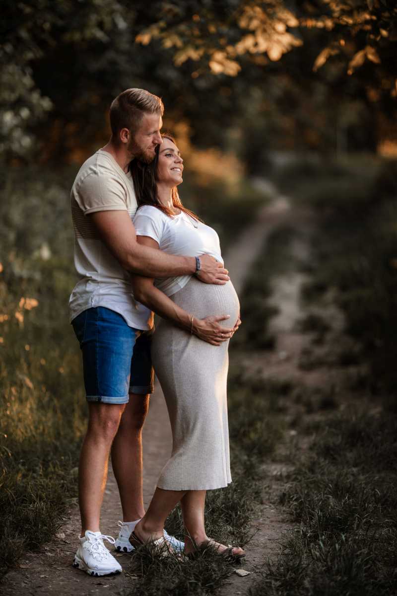 Babybauchfotos Oppenheim: Babybauch Shooting im Sonnenuntergang 55