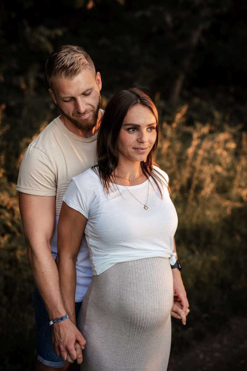 Babybauchfotos Oppenheim: Babybauch Shooting im Sonnenuntergang 59