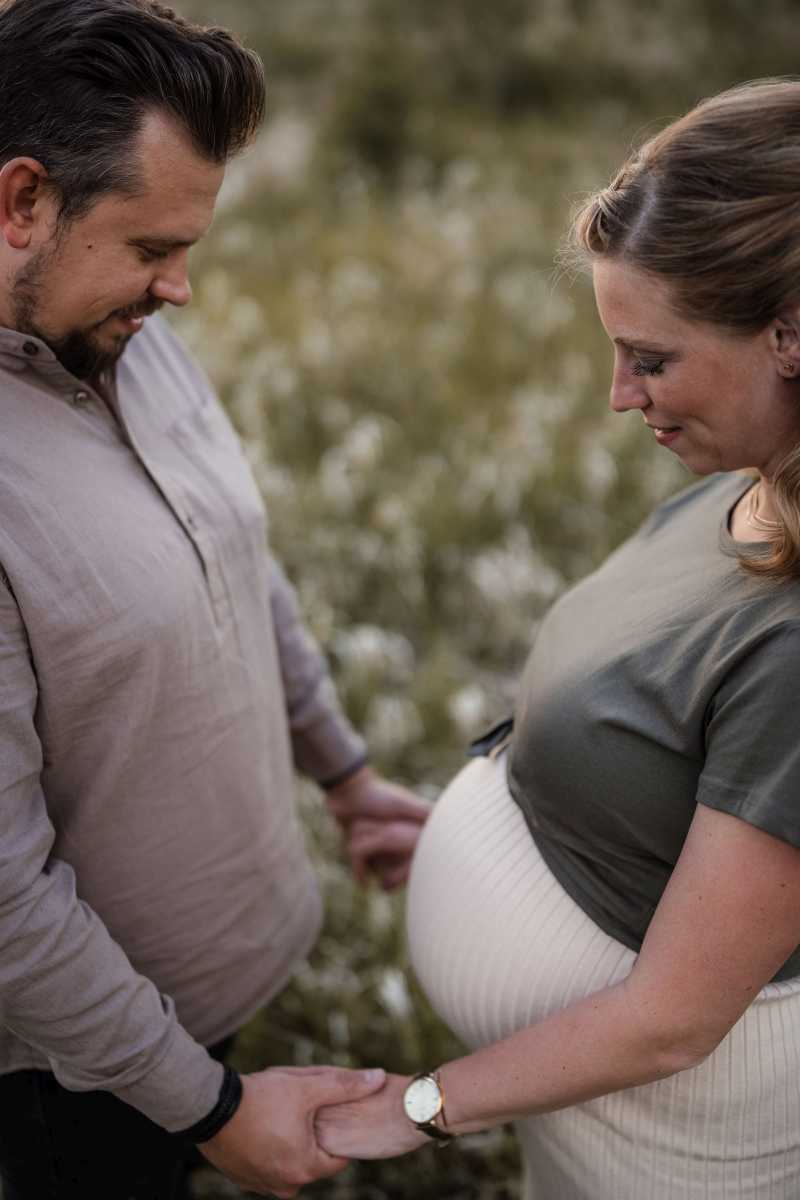 Babybauchfotos Undenheim - im Sonnenuntergang 15