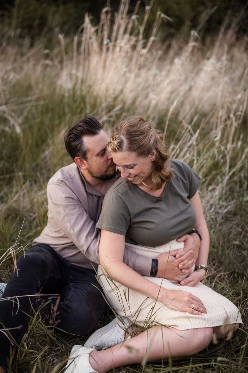 Babybauchfotos Undenheim - im Sonnenuntergang 33