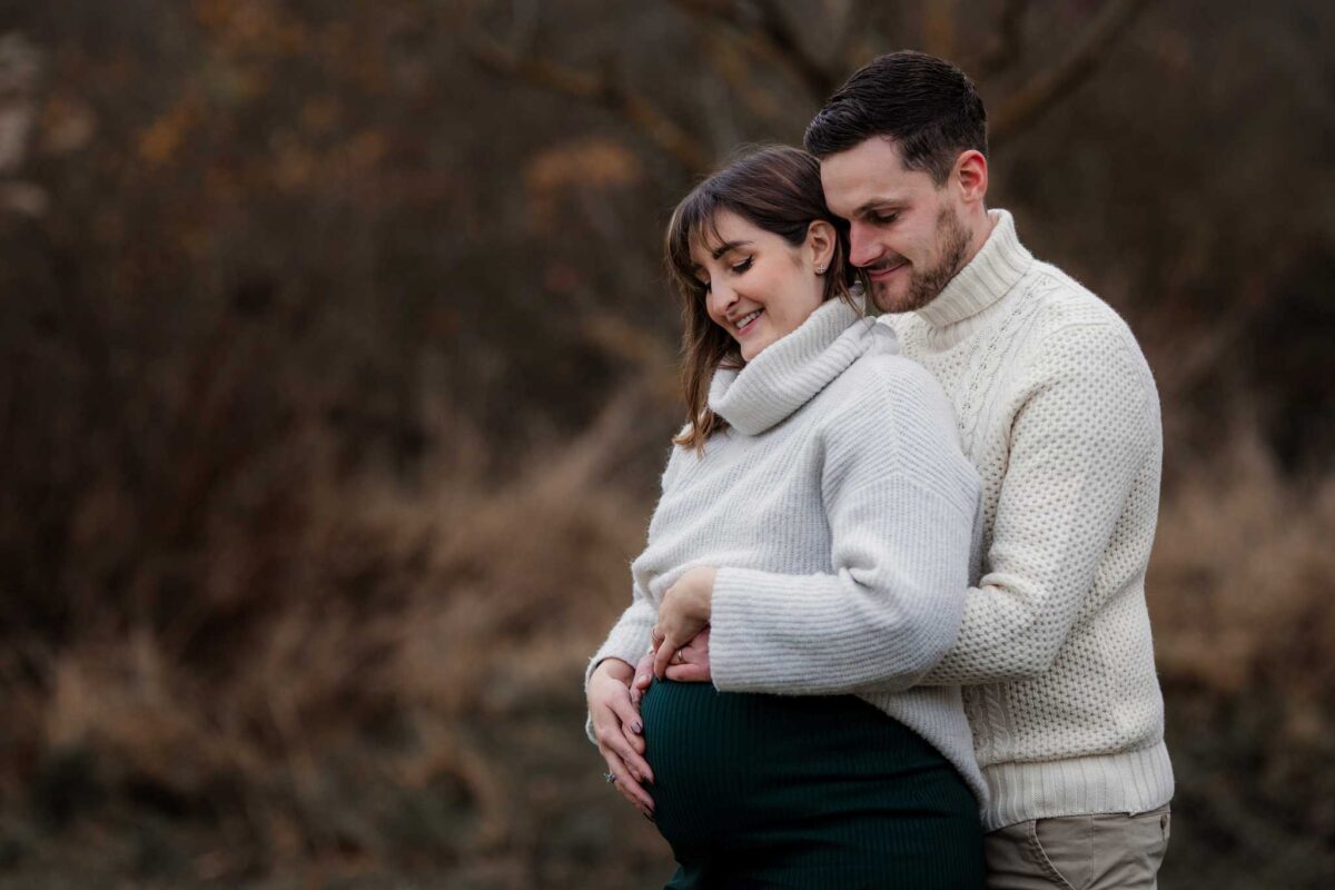 Babybauchfotos im Herbst 11
