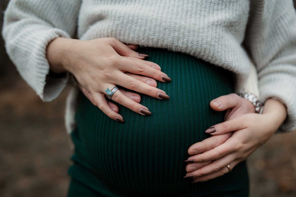 Babybauchfotos im Herbst 25