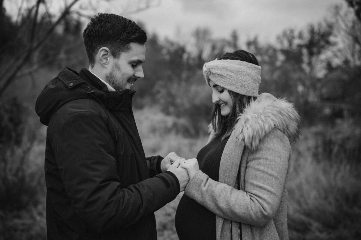 Babybauchfotos im Herbst 35