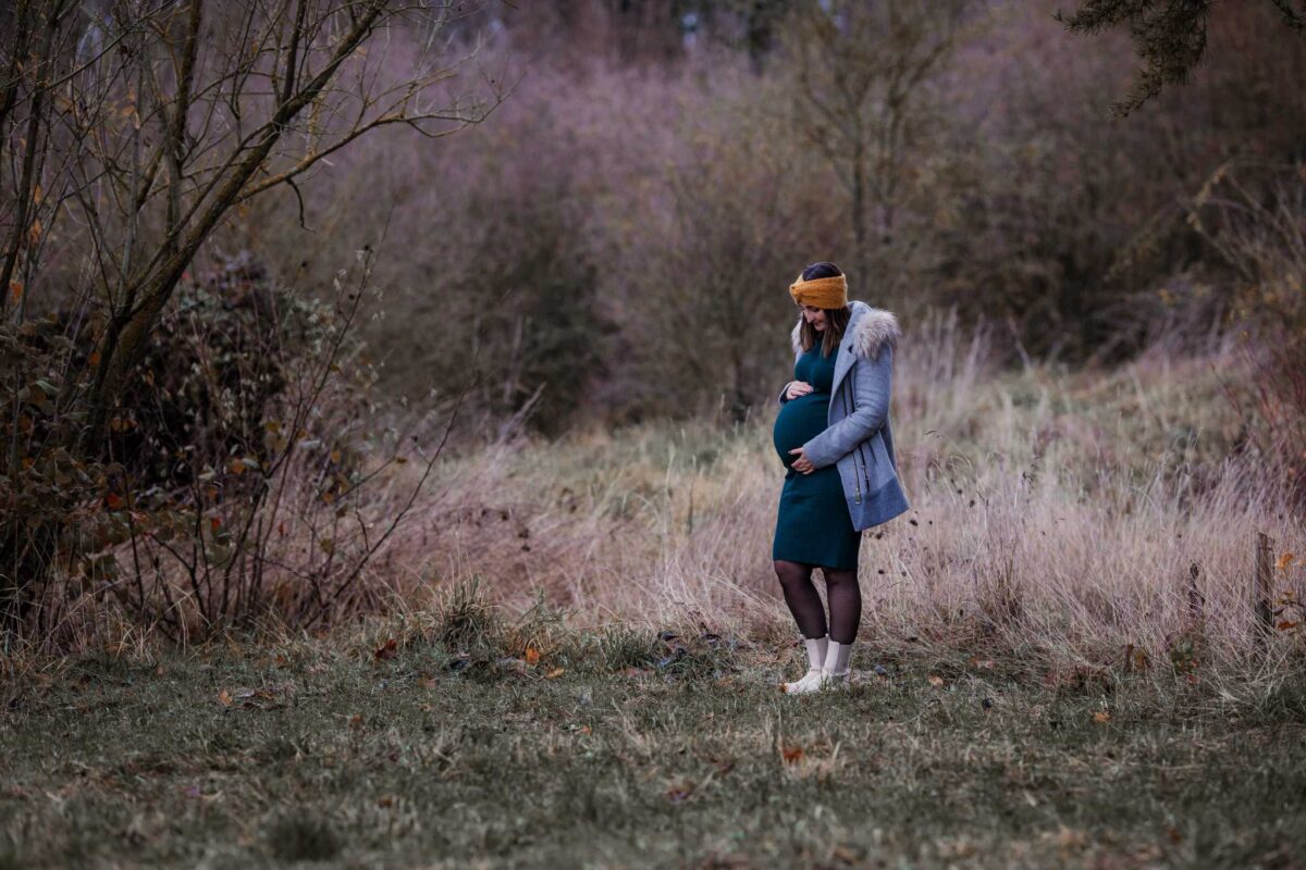 Babybauchfotos im Herbst 39