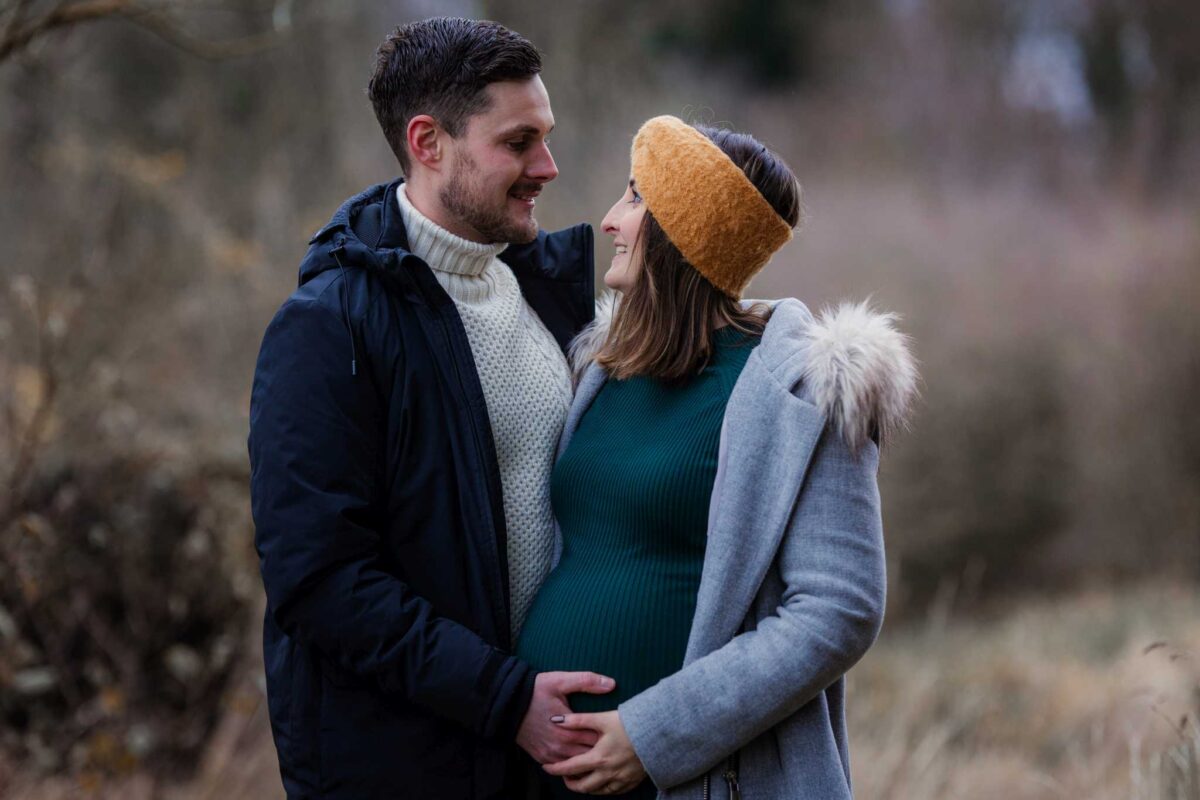 Babybauchfotos im Herbst 45