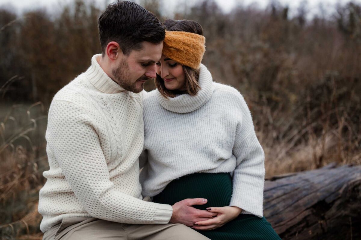 Babybauchfotos im Herbst 54