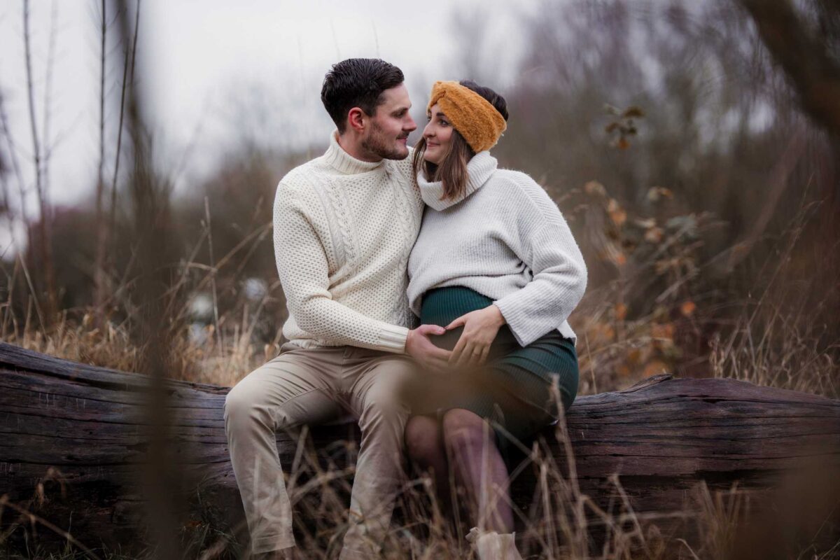 Babybauchfotos im Herbst 56