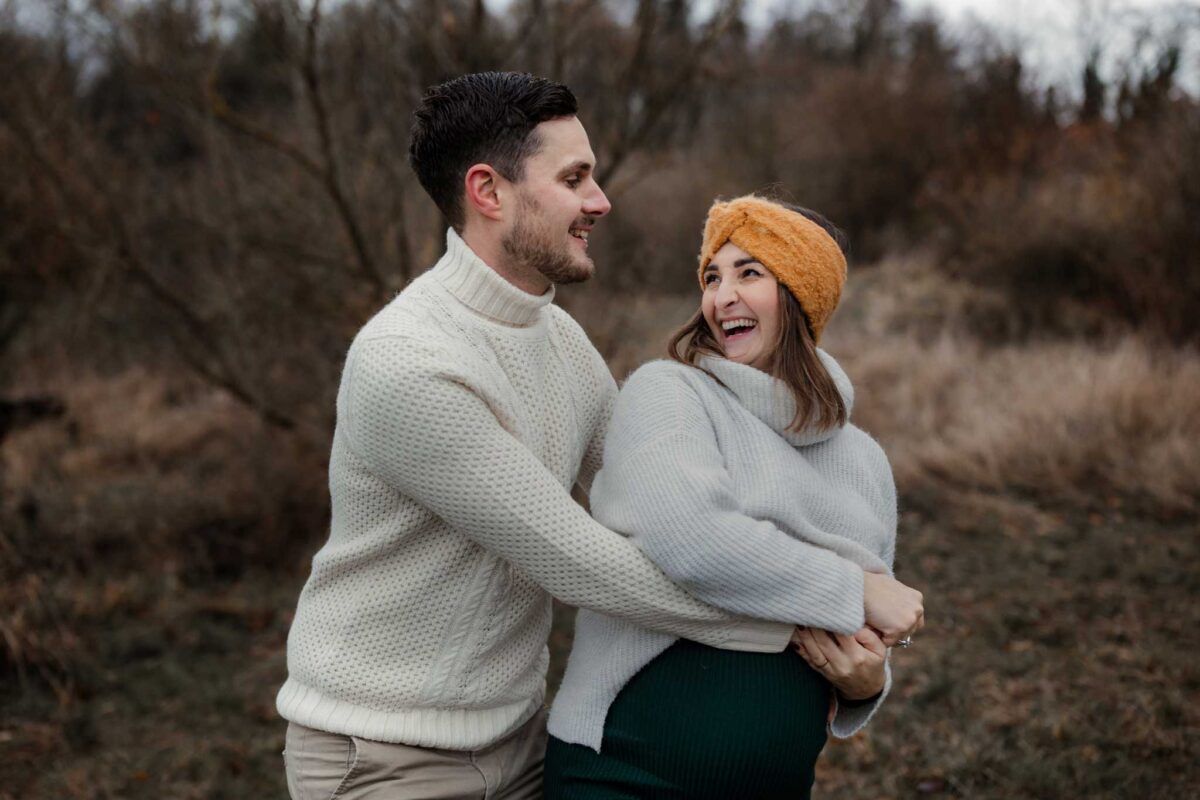 Babybauchfotos im Herbst 57