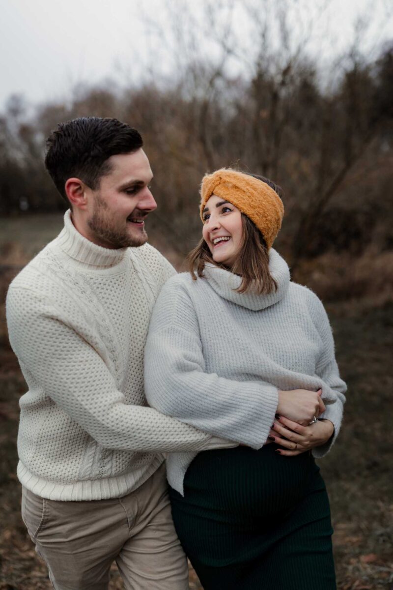 Babybauchfotos im Herbst 59