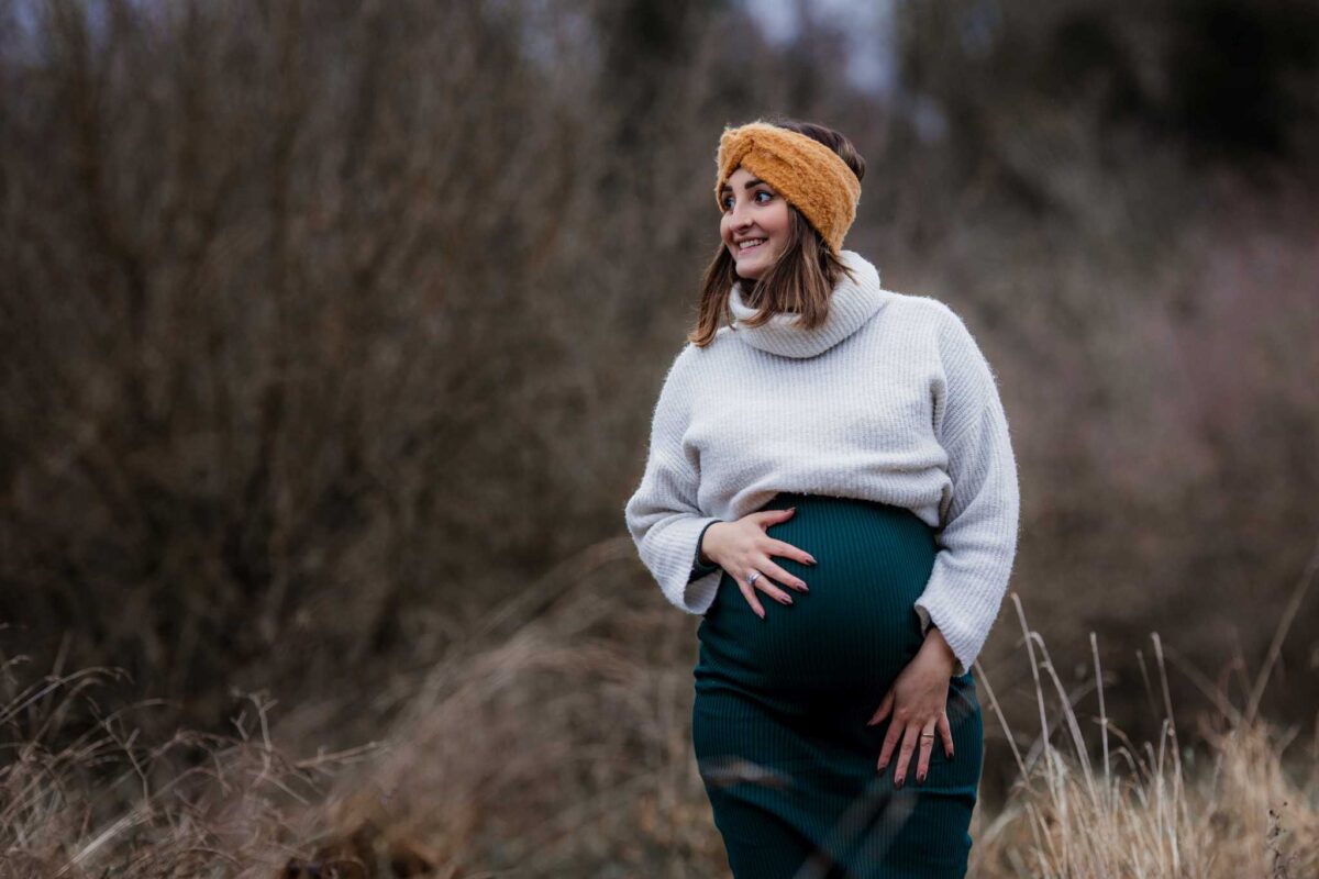 Babybauchfotos im Herbst 62