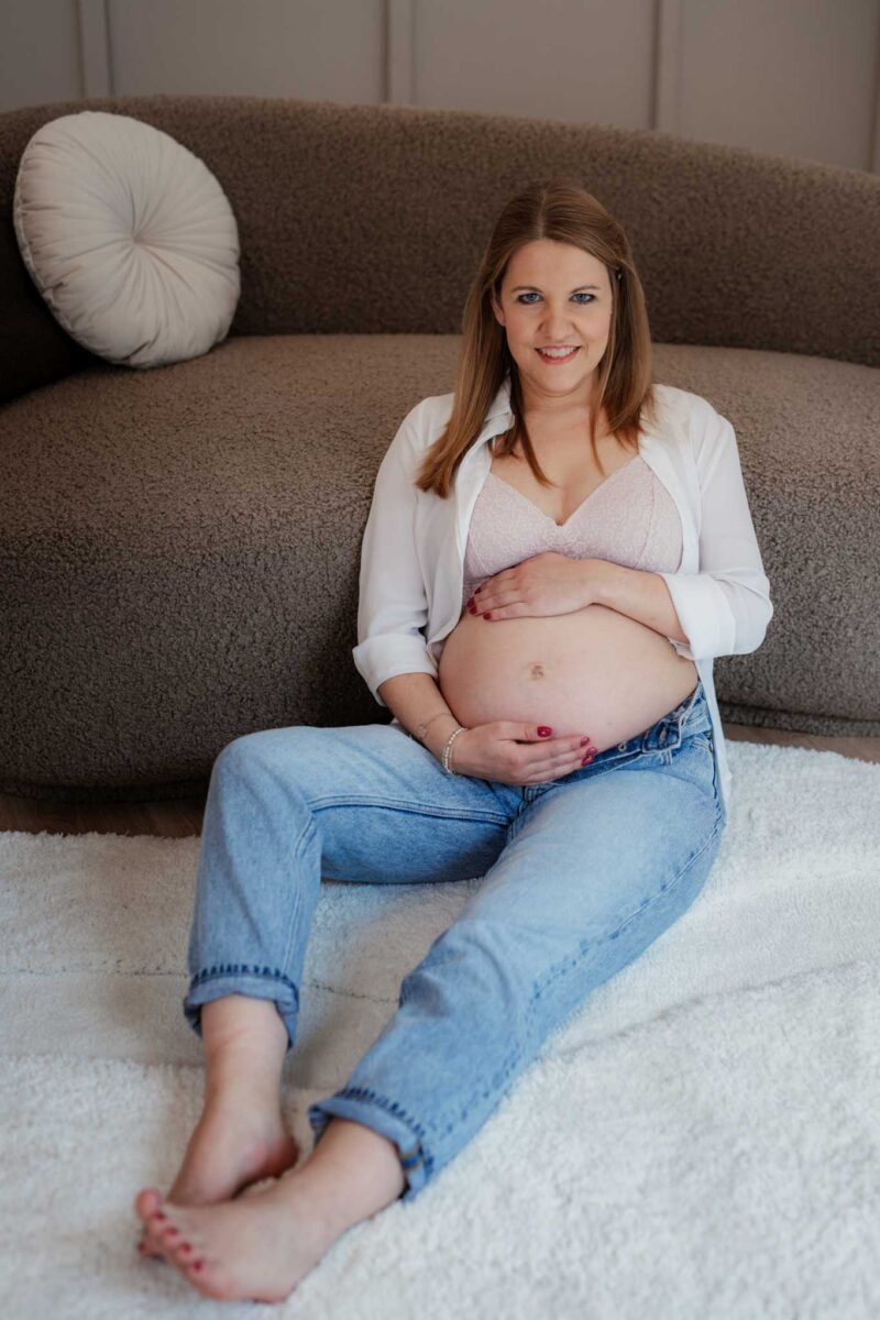 Babybauchfotos im Tageslichtstudio in Undenheim 27