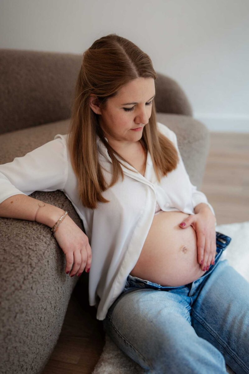 Babybauchfotos im Tageslichtstudio in Undenheim 16