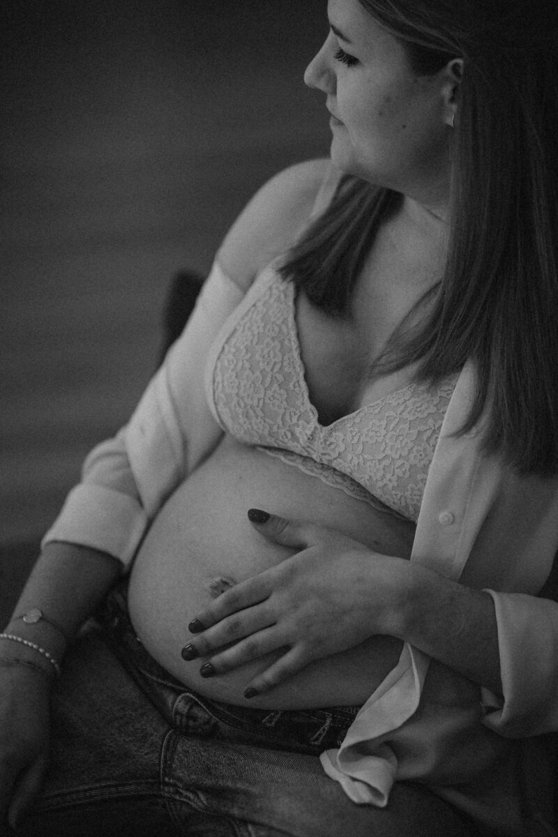 Babybauchfotos im Tageslichtstudio in Undenheim 18