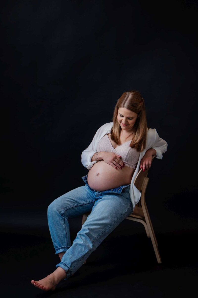 Babybauchfotos im Tageslichtstudio in Undenheim 4