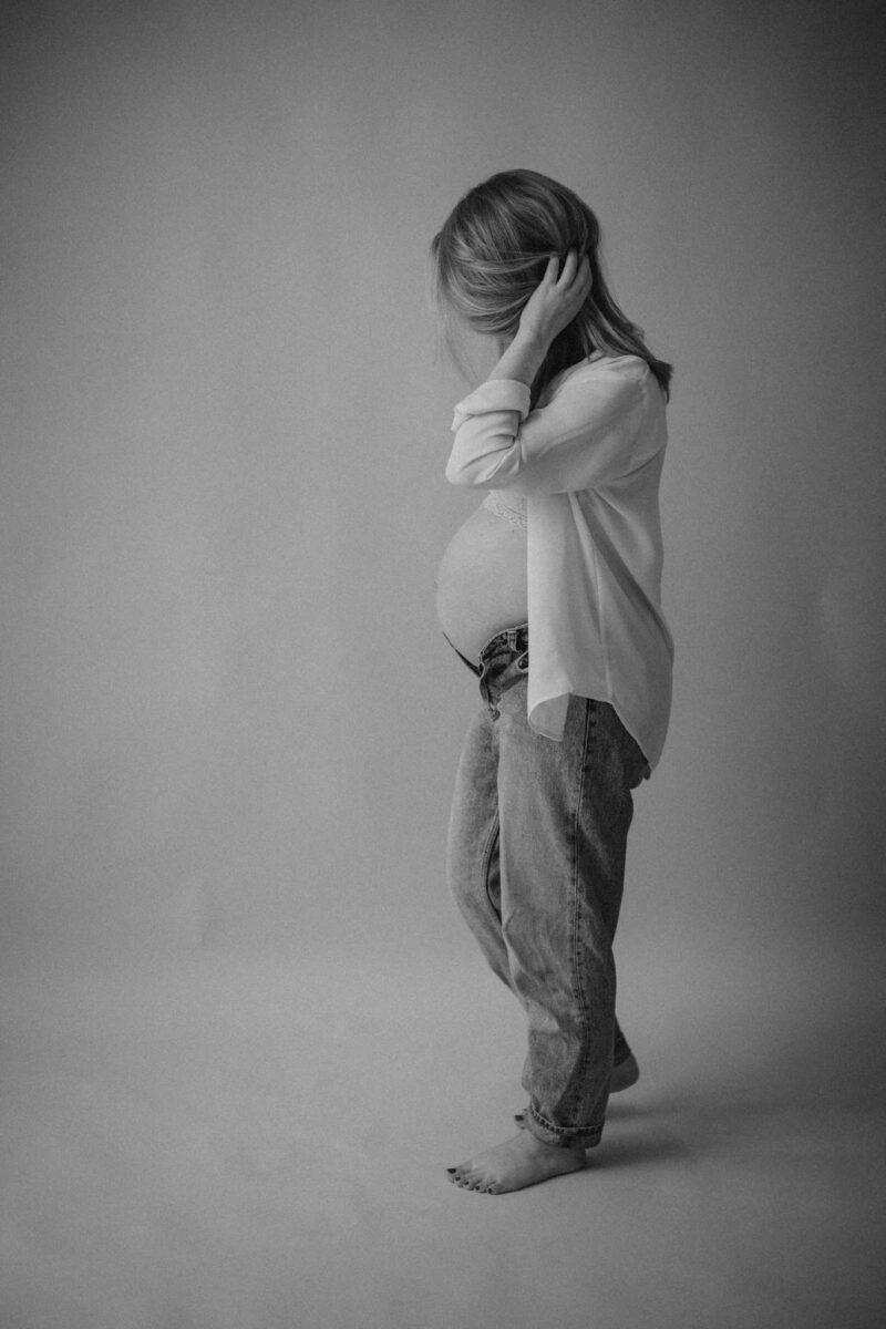 Babybauchfotos im Tageslichtstudio in Undenheim 6