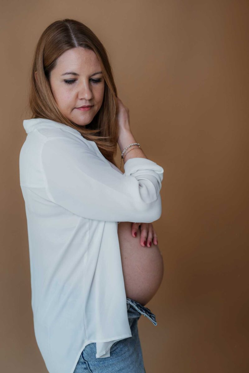 Babybauchfotos im Tageslichtstudio in Undenheim 8