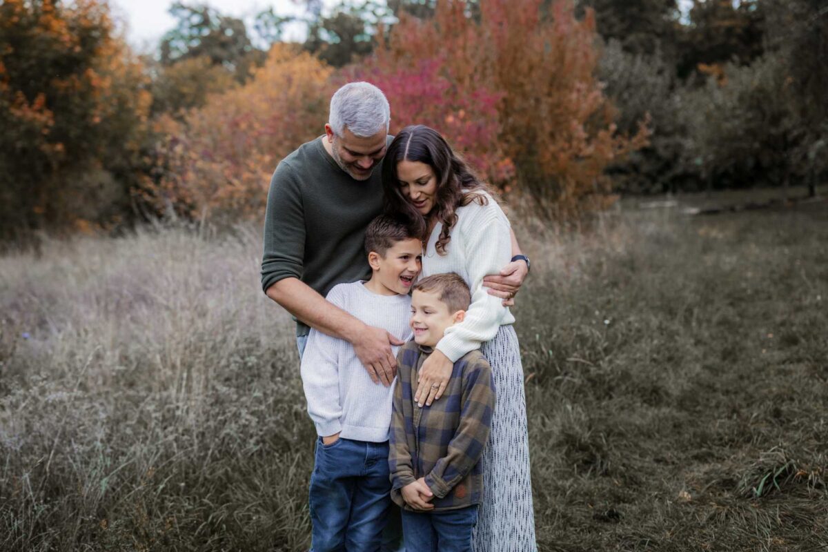 Familienfotos im Herbst 2