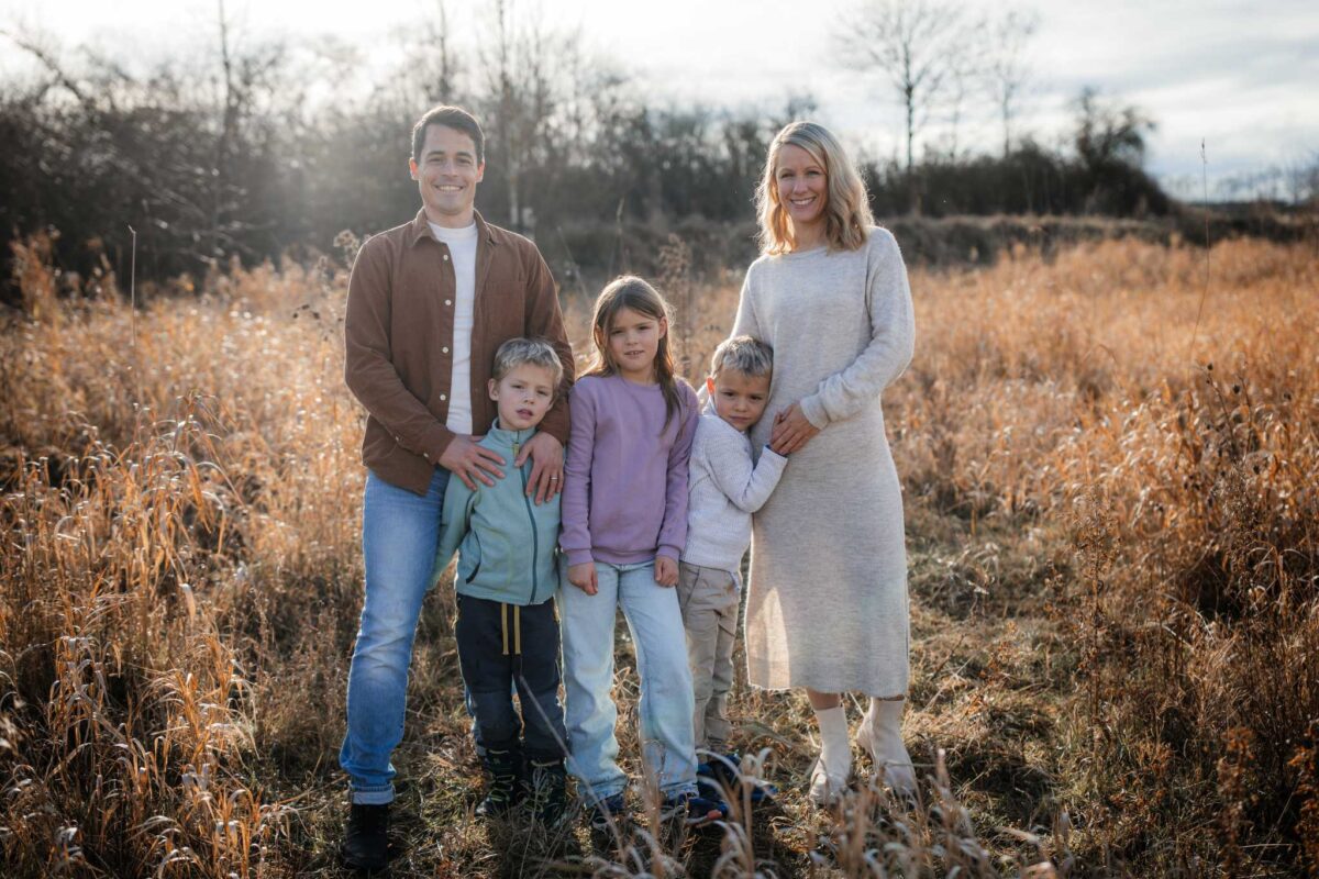 Familienfotos in Undenheim - Ein Winterabend im Stoppelfeld 4