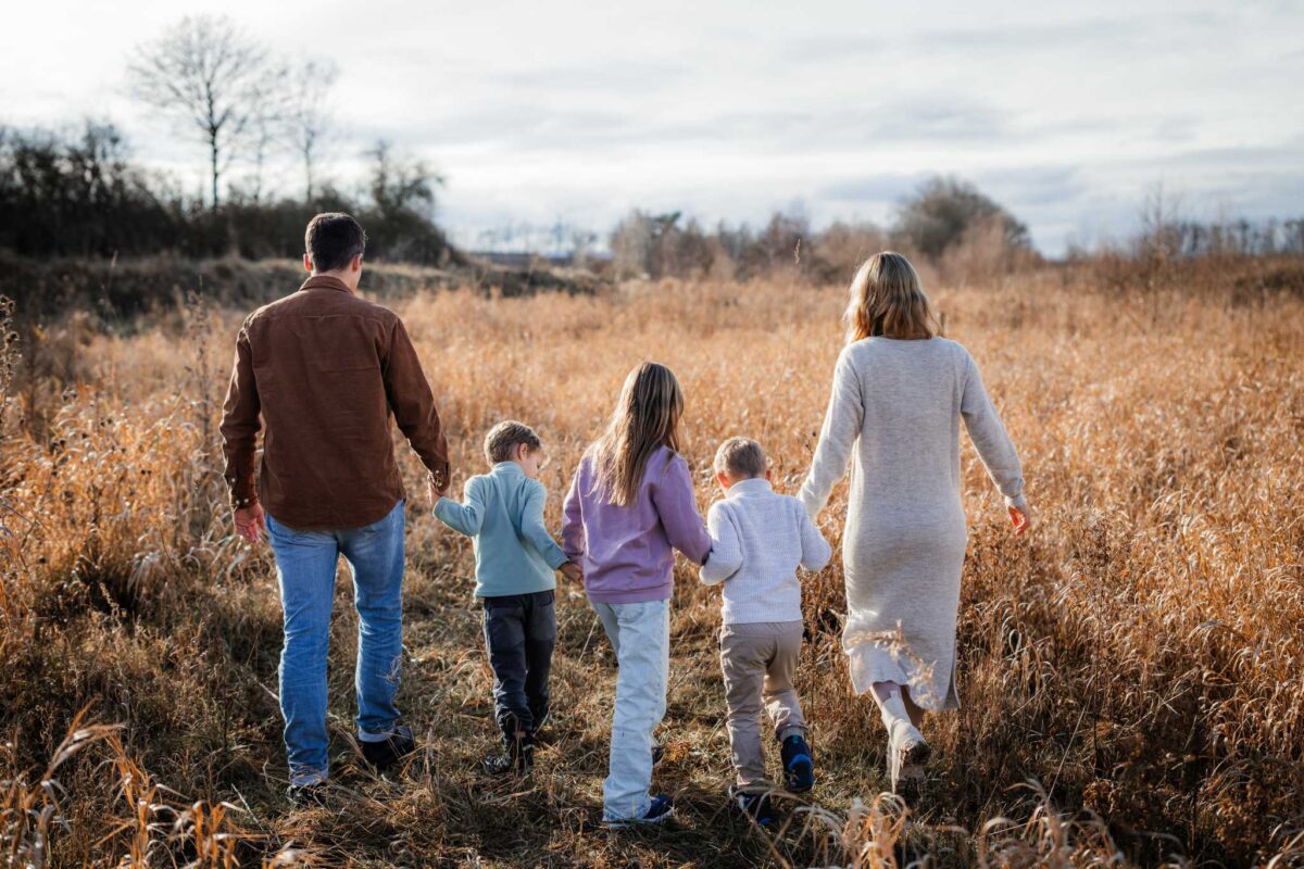 Familienfotos in Undenheim - Ein Winterabend im Stoppelfeld 6