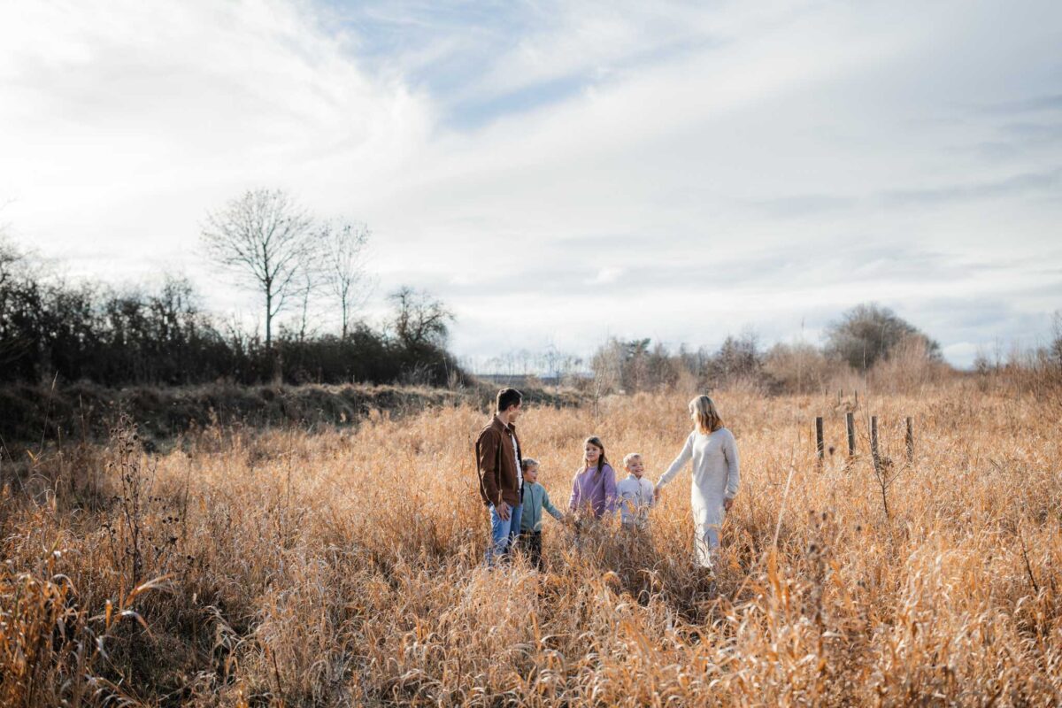 Familienfotos in Undenheim - Ein Winterabend im Stoppelfeld 8