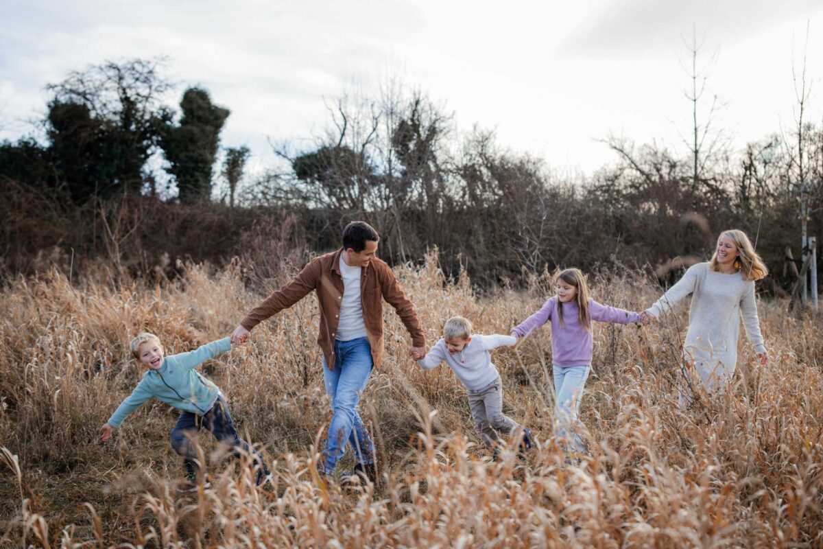 Familienfotos in Undenheim - Ein Winterabend im Stoppelfeld 20
