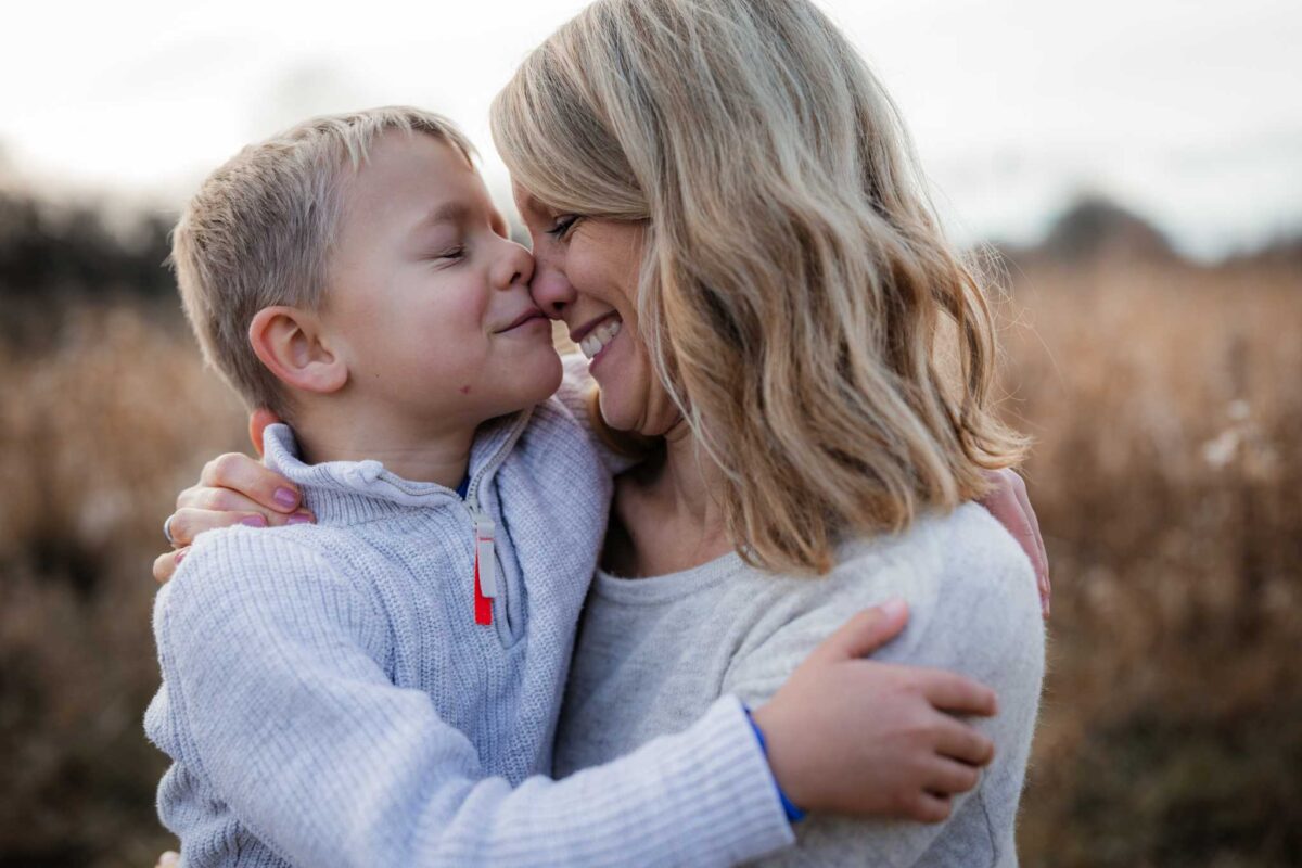 Familienfotos in Undenheim - Ein Winterabend im Stoppelfeld 23