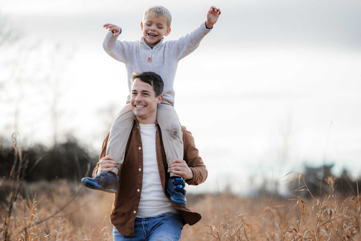 Familienfotos in Undenheim - Ein Winterabend im Stoppelfeld 36